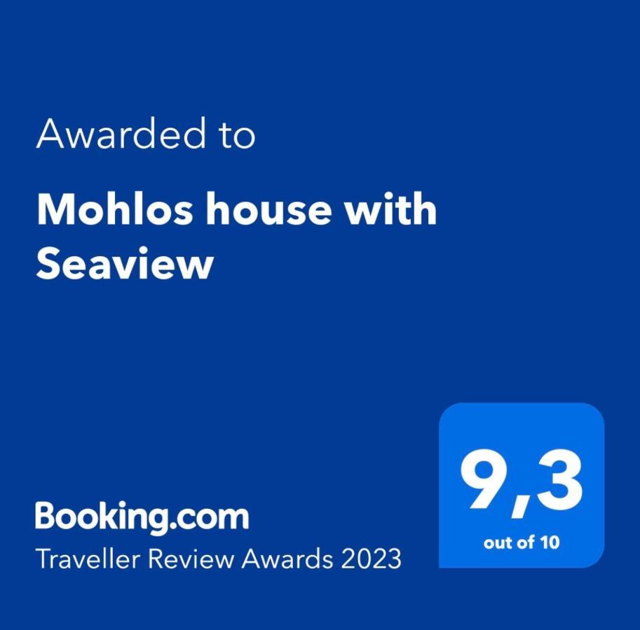 Mohlos House With Seaview Villa Mokhlos Exteriör bild